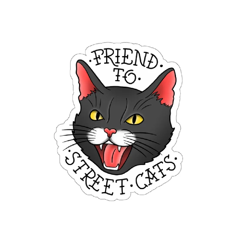  -Anti-scratch sofa protective coverFriend to Street Cats Sticker