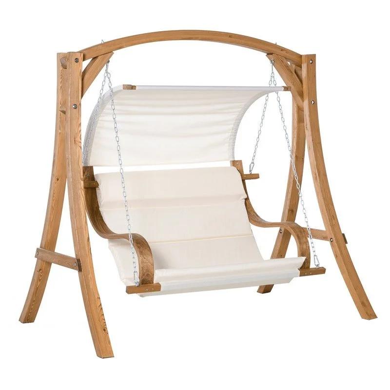 - Degradable pet feces bagOutsunny Wooden Porch A-Frame Swing Chair With Canopy and Cushion for Patio Garden Yard