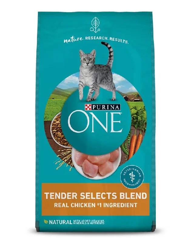    - Cat food for pregnant and nursing cats  Purina ONE Tender Selects Blend With Real Chicken Dry Cat Food (3.5 LB)