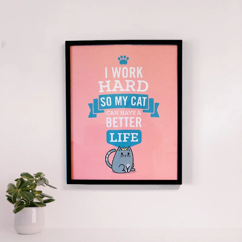 - Chinchilla cooling ice nest ceramic plateA Better Life Cat Poster