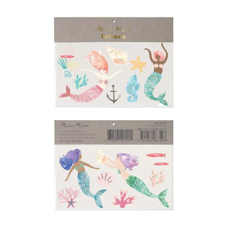  -Anti-scratch sofa protective coverMeri Meri Tattoos Sea Mermaids