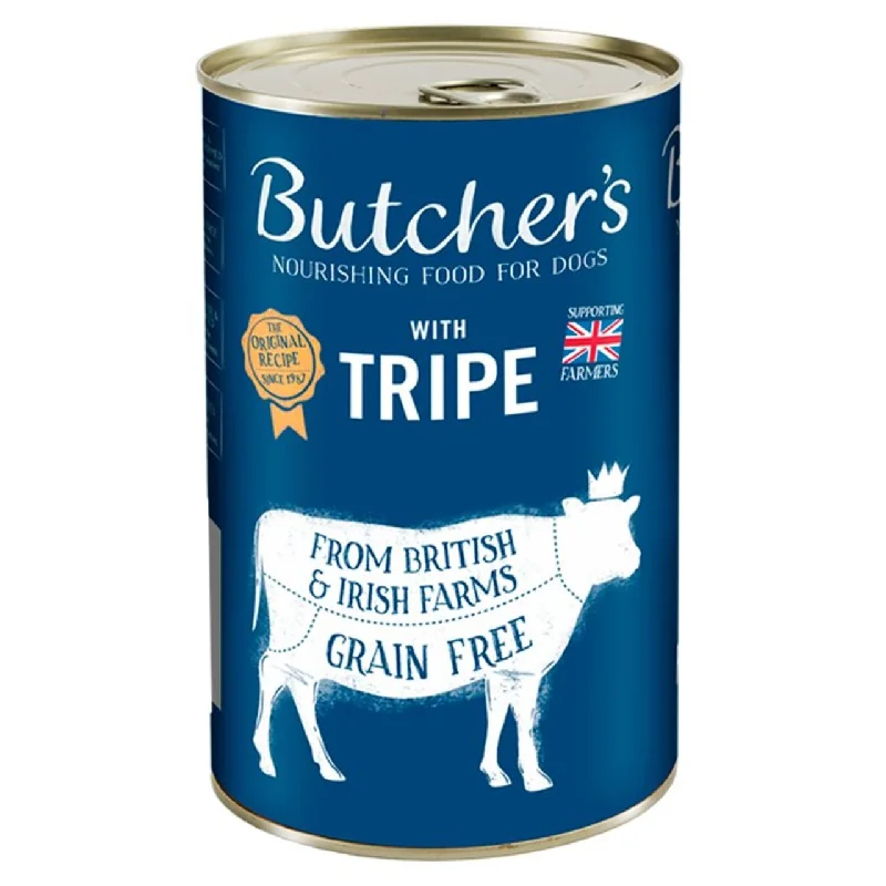 - Food for large dogsButcher's Tripe Dog Food Tin 1200g