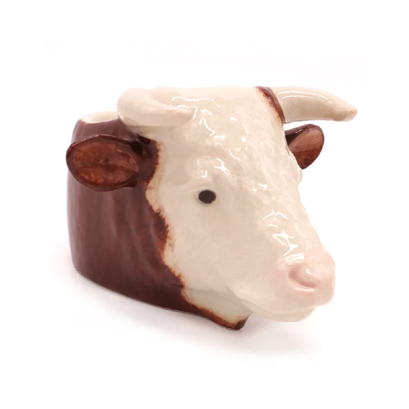 - Teething and chewing toys for puppiesQuail Hereford Bull Face Egg Cup