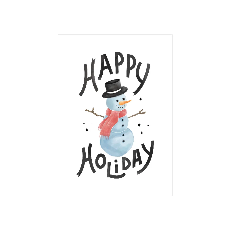 - Pet monitor with cameraSteer Illustrations X Iko Iko Christmas Card Snowman White