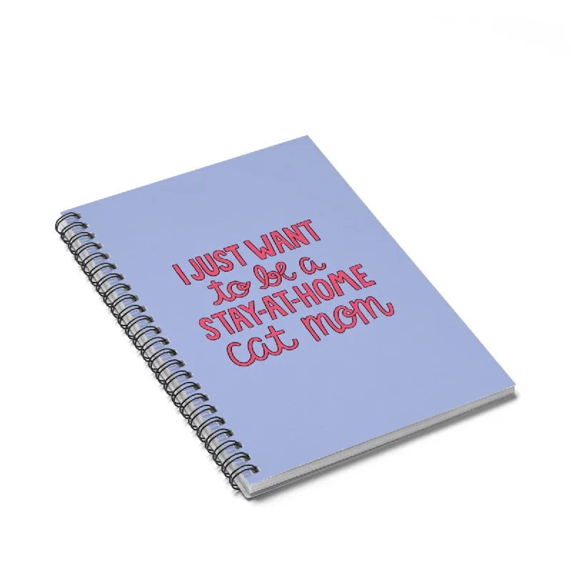 - Postoperative pet anti-licking Elizabethan collarStay-At-Home Cat Mom Notebook