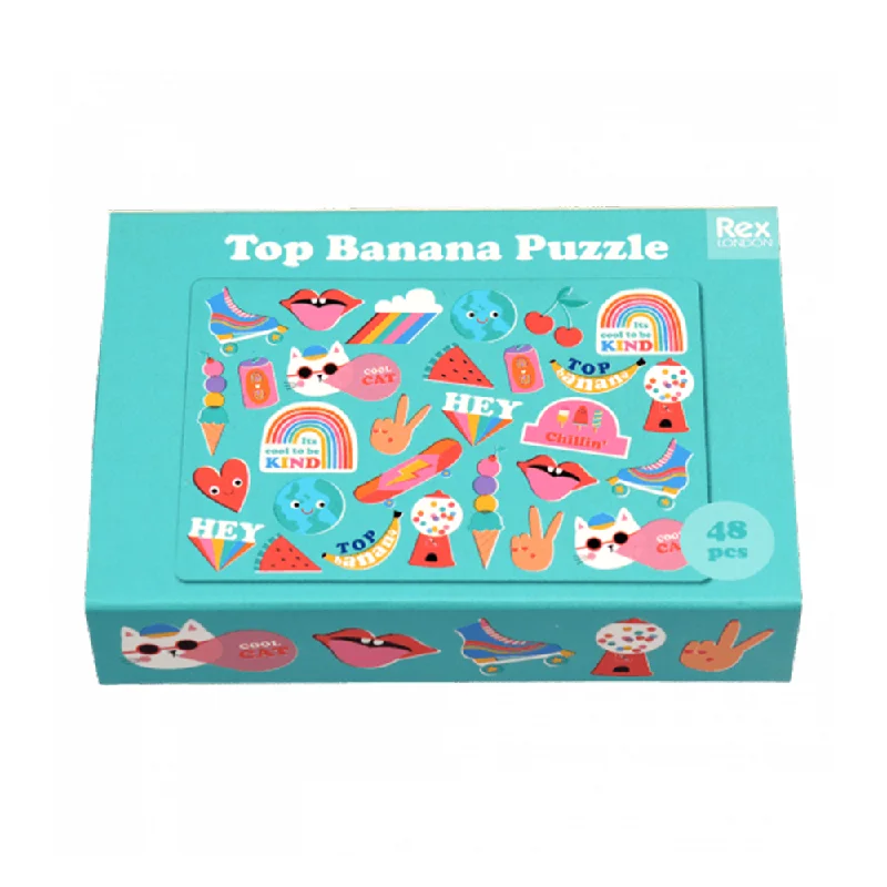  -Anti-scratch scratching board AND cat bed in oneRex Matchbox Puzzle Top Banana