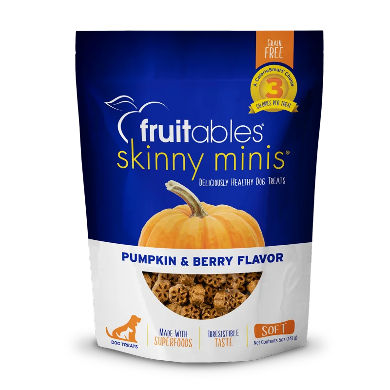 - The effect of dog food on dental healthSkinny Minis Dog Treats - Pumpkin & Berry - 5oz