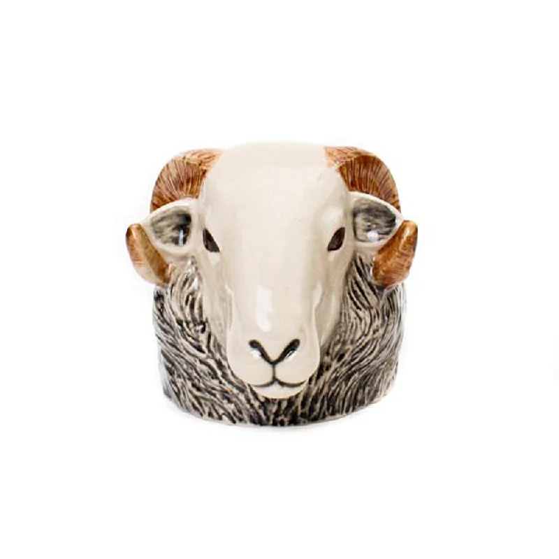  -Splash-proof food bowl AND Anti-choking slow food bowlQuail Herdwick Ram Face Egg Cup