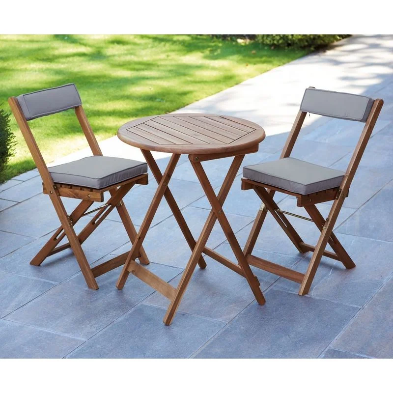 - Pet tear stain cleaning wipesRaffles Garden Bistro Set by Greenhurst - 2 Seats Grey Cushions