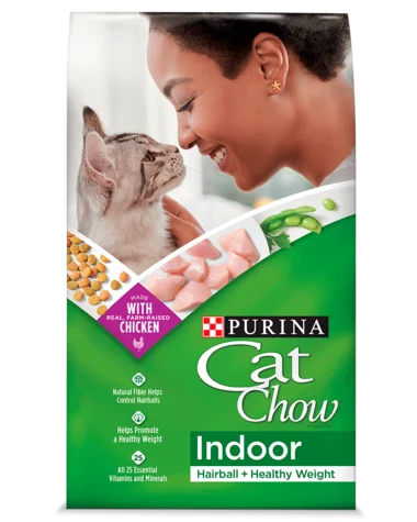 3. **Ingredient-Related**  Purina Cat Chow Dry Cat Food Indoor Hairball + Healthy Weight 3.15 lb.Bags