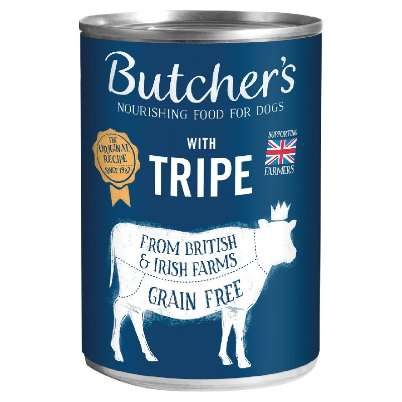 - Food for sterilized dogsButcher's Tripe Dog Food Tin 400g