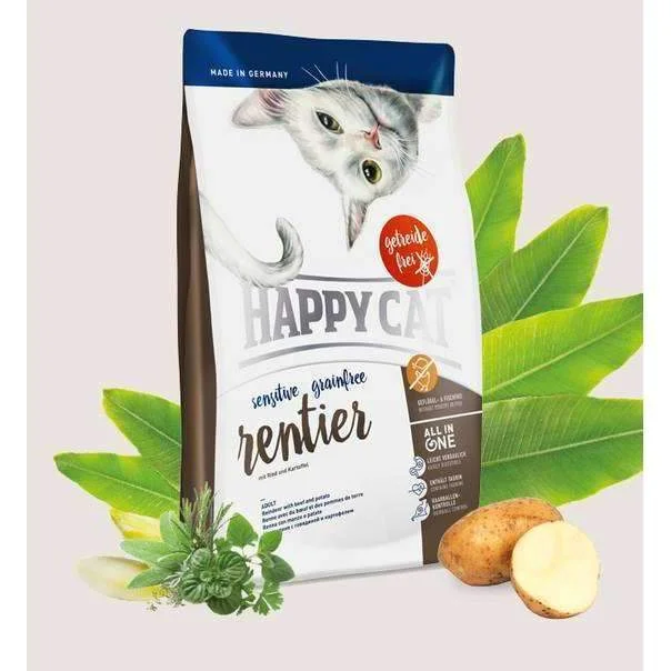 1. **Cat scratching board corrugated paper**Happy Cat Sensitive Grainfree - reindeer - 300 g